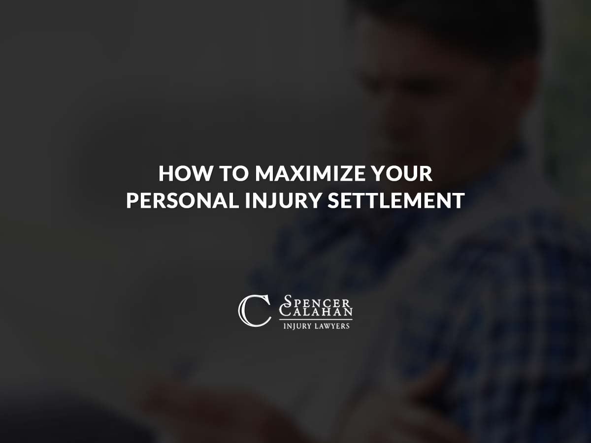 Person with hurt arm in a sling. Text overlay: How to Maximize Your Personal Injury Settlement